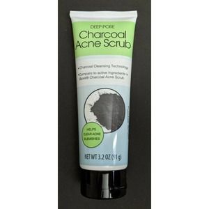 Deep Pore Acne Scrub Charcoal Salicylic Acid Cleanser 3.2 fl oz SAME-DAY SHIP